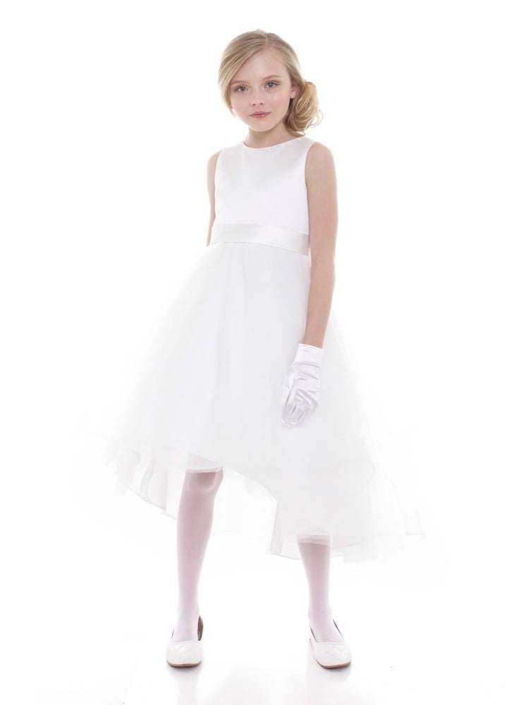 Satin Formal Little Girls Dresses